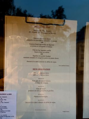 Menu photo 1 Restaurant de L'Alliance Amboise, 37 Menu photo 1 Restaurant de L'Alliance Amboise, 37
