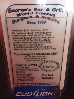 Photo of George's Bar & Grill - Cathedral City, CA, US. A true bar and grill with everything you need for a good meal and a beer