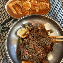 Choi's Oriental Market - Bibim Naengmyeon and Tteokbokki