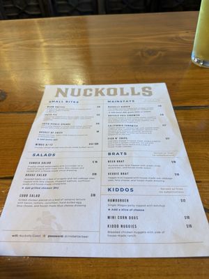 Menu photo 1 Nuckolls Brewing Co Santa Fe, NM