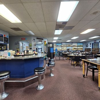 Route 6 Diner & Truck Stop - The diner, from my booth standpoint - Diners Near Me - Waterloo, Indiana Route 6 Diner & Truck Stop - The diner, from my booth standpoint - Diners Near Me - Waterloo, Indiana