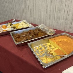 Jambo Africa Restaurant - Corn bread, chicken and gravy, roasted root vegetables