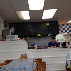The Lighthouse Fish and Chips - Looking over at the counter
