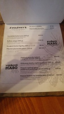 Menu photo 3 Pivovar Podlesí Podlesí, ST