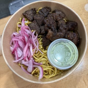 Saiga Vietnamese Eatery - Plain Garlic Noodles with Filet Mignon - Vietnamese Near Me - Irvine, California Saiga Vietnamese Eatery - Plain Garlic Noodles with Filet Mignon - Vietnamese Near Me - Irvine, California