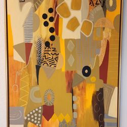 Katy Art and Frame - size 32x60  floating frame