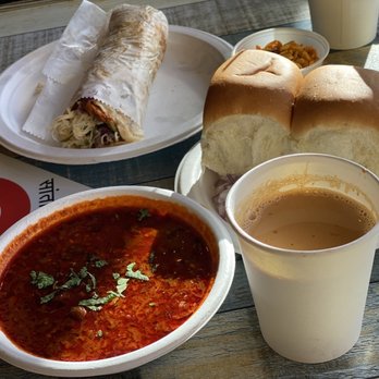 Bombaywala & CO - Misal Pav (BEFORE Mixing Farsan and Onions) - Indian Near Me - Paramus, New Jersey Bombaywala & CO - Misal Pav (BEFORE Mixing Farsan and Onions) - Indian Near Me - Paramus, New Jersey