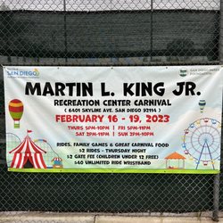 Martin Luther King Jr Memorial Park - Feb 16 - 19, 2023 carnival