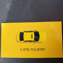 Speedy Taxi Cab - Business cards