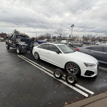 Ace In The Hole Towing - My car being loaded up to tow - Towing Near Me - Roseville, California Ace In The Hole Towing - My car being loaded up to tow - Towing Near Me - Roseville, California