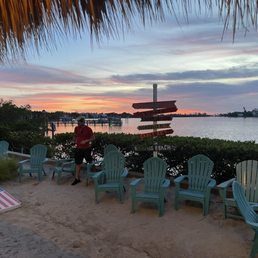 The sunset. The sunset.