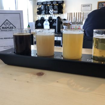 Naples Brewing Company - Flight - Breweries Near Me - Naples, New York