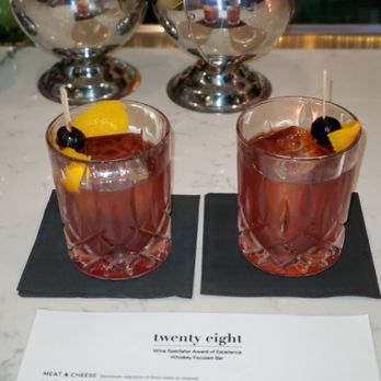 Twenty Eight - Started with two of regular go to drinks, Old Fashions, really good way to start our evening here. - Steakhouses Near Me - Irvine, California Twenty Eight - Started with two of regular go to drinks, Old Fashions, really good way to start our evening here. - Steakhouses Near Me - Irvine, California