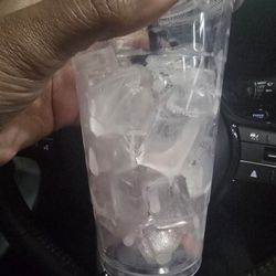 Cafe Au Lait - So much ice!