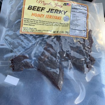 Miguel's Fresh Jerky - Honey teriyaki beef jerky - Specialty Food Near Me - Beatty, Nevada
