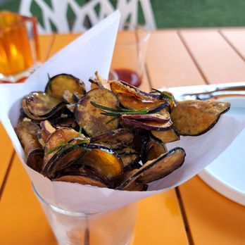 Bravas Bar de Tapas - Fried Eggplant Chips - Spanish Near Me - Healdsburg, California