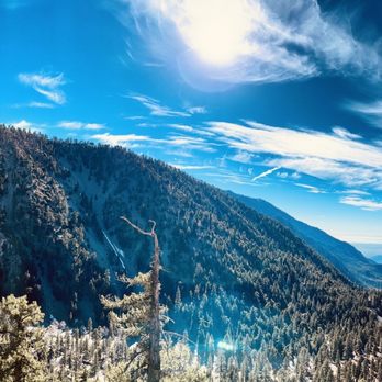 Old Mt. Baldy Trail - Nice view of the mountains - Hiking Near Me - Mount Baldy, California