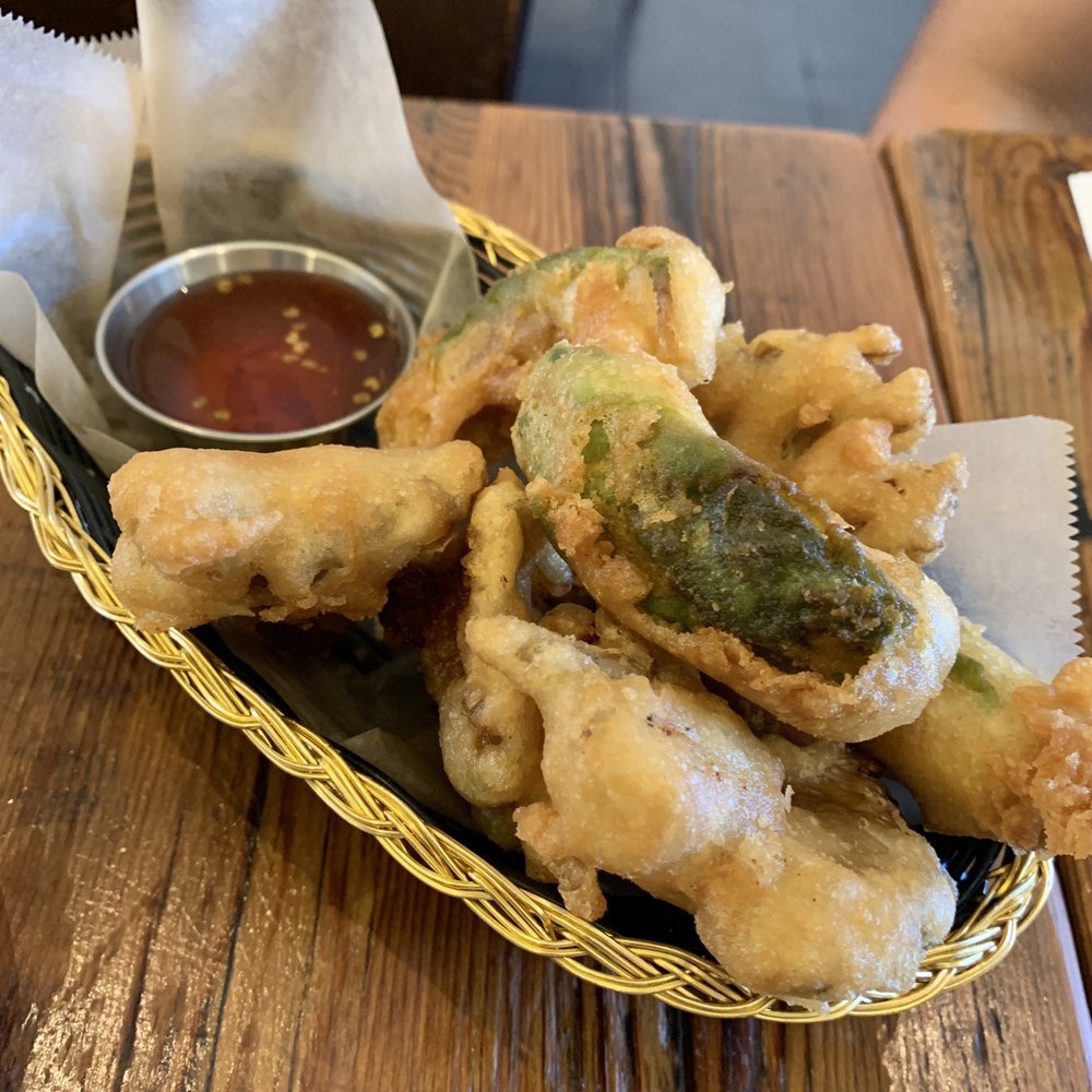 Yimm - Fried avocado and mushroom - Thai Near Me - Oakland, California Yimm - Fried avocado and mushroom - Thai Near Me - Oakland, California