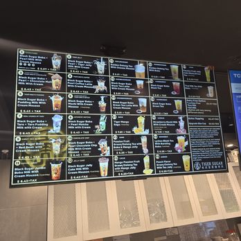 Tiger Sugar - Menu - Bubble Tea Near Me - New York, New York Tiger Sugar - Menu - Bubble Tea Near Me - New York, New York