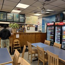 Pawtucket House of Pizza - Menu and front counter