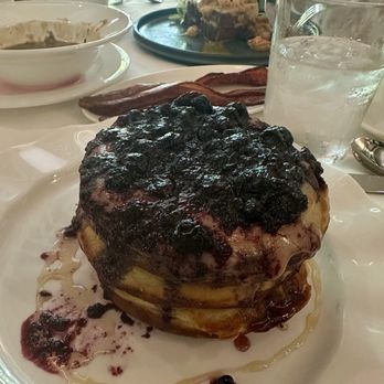 Brennan's - Blueberry Ricotta Pancakes - Cajun/Creole Near Me - New Orleans, Louisiana Brennan's - Blueberry Ricotta Pancakes - Cajun/Creole Near Me - New Orleans, Louisiana