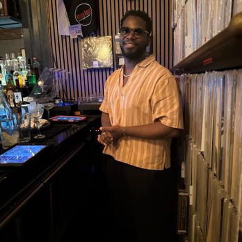 Kissa Kissa - The reason why we came.  Picked some great jazz vinyl - Cocktail Bars Near Me - Brooklyn, New York