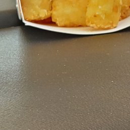 Undercooked tots Undercooked tots