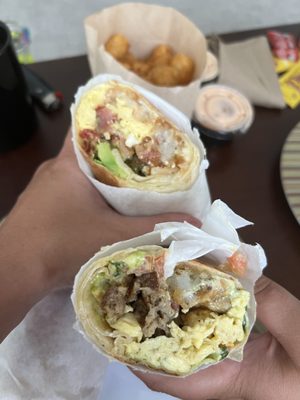 Bad-Ass Breakfast Burritos by null