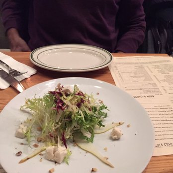 Lucia’s Berkeley - Frisée salad $13 - Pizza Near Me - Berkeley, California