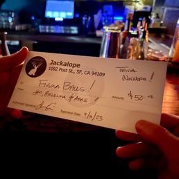 Voucher for trivia Voucher for trivia