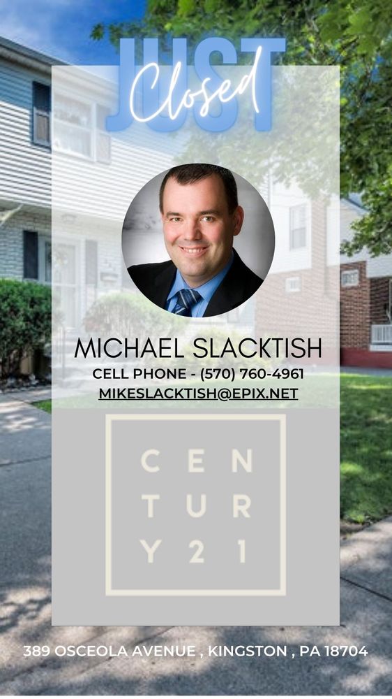 MICHAEL SLACKTISH CENTURY 21 SIGNATURE PROPERTIES Updated June 2024
