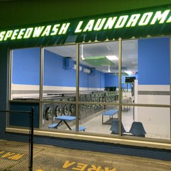 SpeedWash Laundromat - Brightly lit