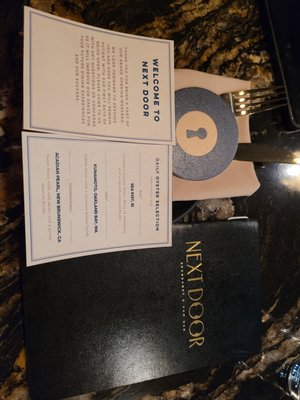 Menu photo 8 Next Door Boston, MA