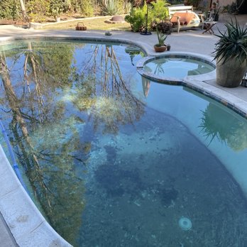 Gilberts Pool Service - Before - Pool Cleaners Near Me - Riverside, California