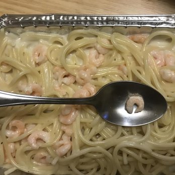 Pizza Marsala - Pathetic "fettuccine" Alfredo with the saddest shrimp ever - Pizza Near Me - Irwin, Pennsylvania Pizza Marsala - Pathetic "fettuccine" Alfredo with the saddest shrimp ever - Pizza Near Me - Irwin, Pennsylvania