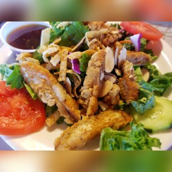 Boba Cafe & Cabaret - Asian Chicken Salad - Cafes Near Me - Las Cruces, New Mexico