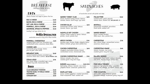 Menu photo 7 Northeast Sandwich Co. Philadelphia, PA
