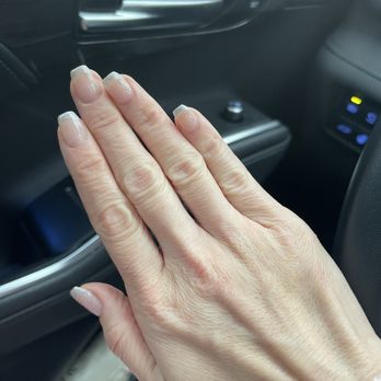 Queen Nail & Spa - Glitter French-tip coffin acrylic nails - Nail Salons Near Me - King George, Virginia Queen Nail & Spa - Glitter French-tip coffin acrylic nails - Nail Salons Near Me - King George, Virginia