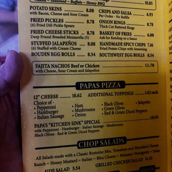 Papa’s On The Lake - Menu - Seafood Near Me - Montgomery, Texas Papa’s On The Lake - Menu - Seafood Near Me - Montgomery, Texas