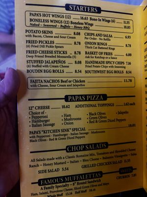 Menu photo 1 Papa’s On The Lake Montgomery, TX Menu photo 1 Papa’s On The Lake Montgomery, TX