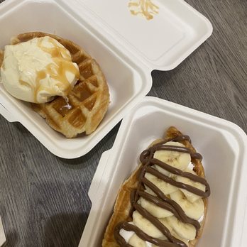Croffles - Ice Cream Croffle and Banana Nutella Croffle - Desserts Near Me - Pleasanton, California Croffles - Ice Cream Croffle and Banana Nutella Croffle - Desserts Near Me - Pleasanton, California