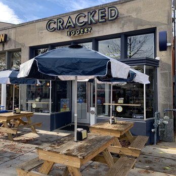 Cracked Eggery - the outside of cracked eggery - Sandwiches Near Me - Washington, DC, District of Columbia