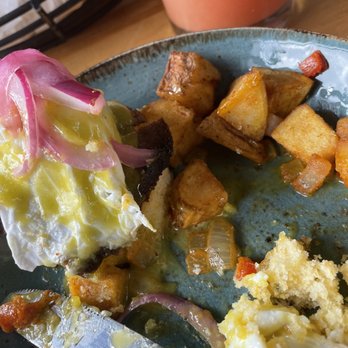 Barcocina - Cornbread Benedict - Mexican Near Me - Chicago, Illinois Barcocina - Cornbread Benedict - Mexican Near Me - Chicago, Illinois