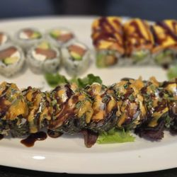 Bama roll. Crazy mango and Philly rolls