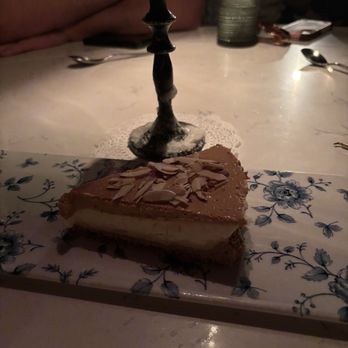 Jovanina's Broken Italian - Salted caramel almond cheesecake - Italian Near Me - Denver, Colorado Jovanina's Broken Italian - Salted caramel almond cheesecake - Italian Near Me - Denver, Colorado