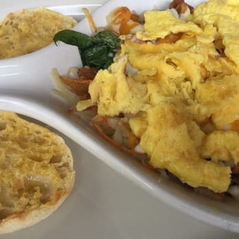 Andres Restaurant - Butchers Block Skillet, half potatoes and add spinach - Spanish Near Me - Batavia, Illinois