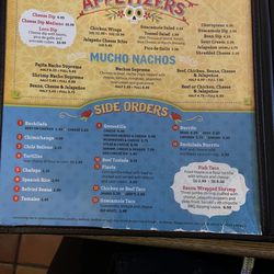 Mi Hacienda - Menu