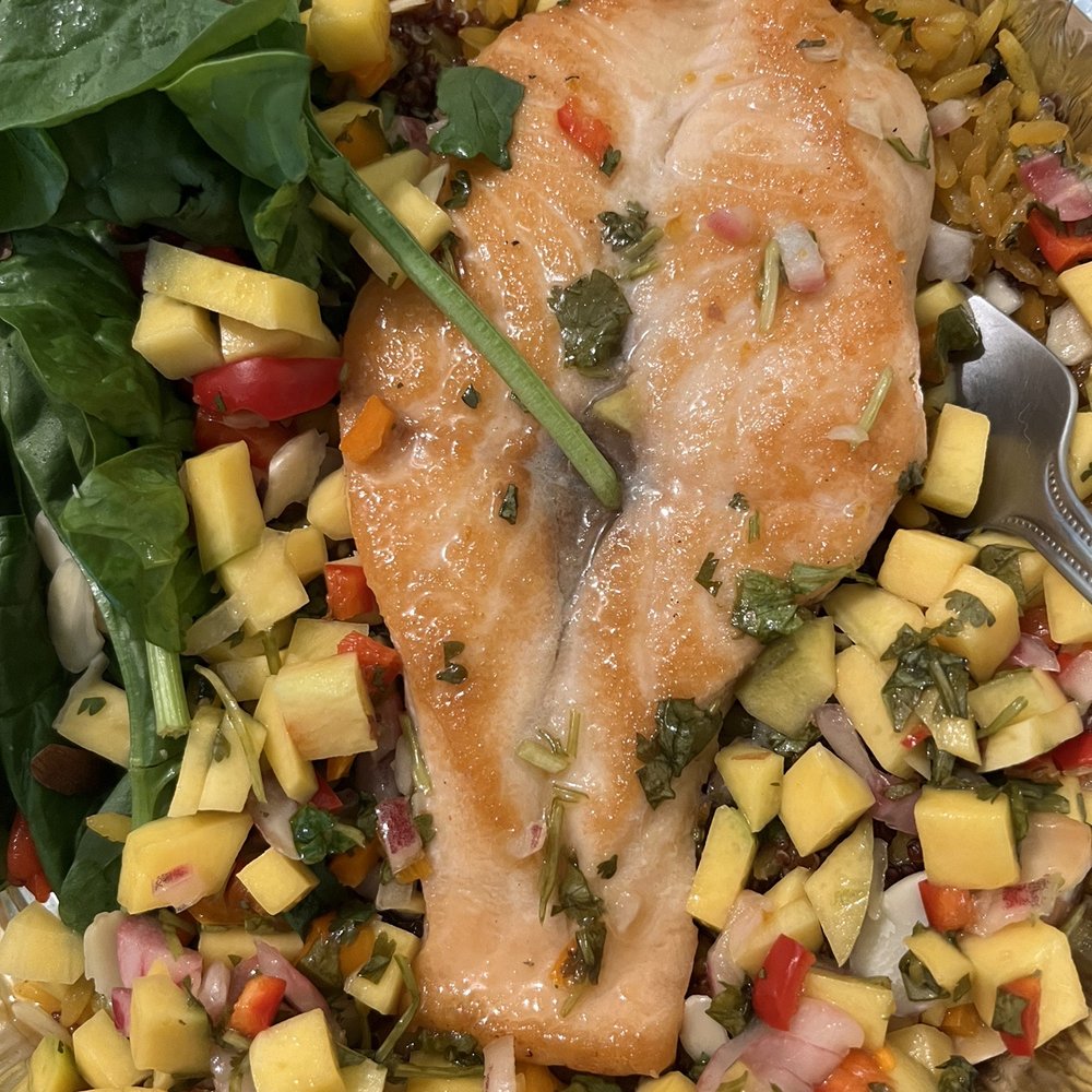 Tosti Cafe & Kitchen - Salmon Bowl Lunch, not worth $24 - Coffee & Tea Near Me - Hoboken, New Jersey Tosti Cafe & Kitchen - Salmon Bowl Lunch, not worth $24 - Coffee & Tea Near Me - Hoboken, New Jersey