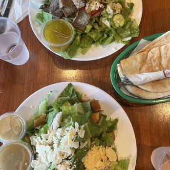 Chicken Maison - Chicken Caesar Salad at the bottom - Mediterranean Near Me - Rolling Hills Estates, California