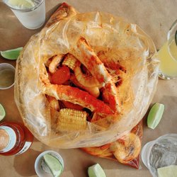 The Crab Bay - Bayou Bucket #2. King Crab Legs + 2 lbs Shrimp